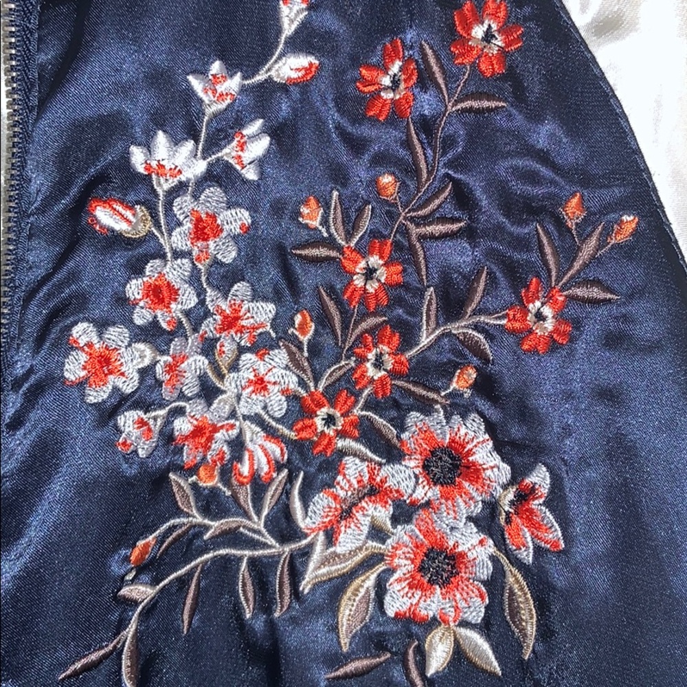 Baseball Style Embroidered Jacket - image 2